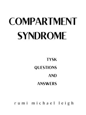 cover image of Compartment syndrome